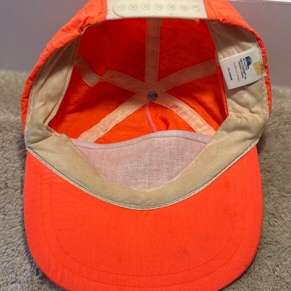 Cascar Racing Hat Orange Snapback Adjustable Cap Athletic Headwear Vintage - Picture 5 of 7